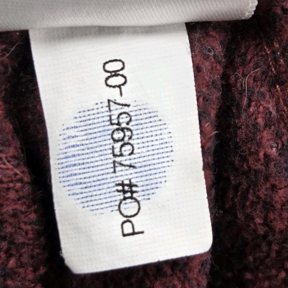 Travis Mathew 1/4 Button Pullover Golf Sweater Mens Size Medium Maroon Red - Picture 9 of 9